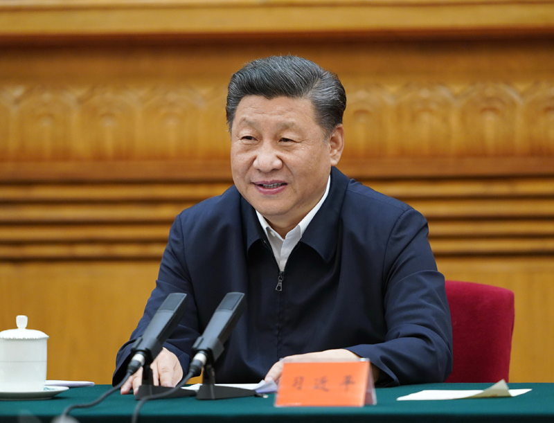7月21日,中共中央总书记、国家主席、中央军委主席习近平在京主持召开企业家座谈会并发表重要讲话。新华社记者 岳月伟 摄